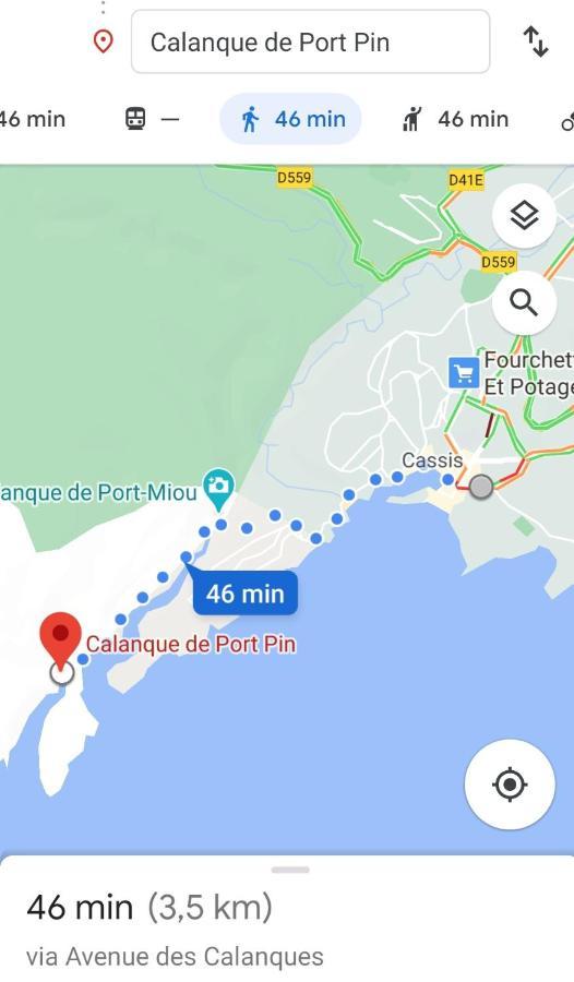 Appartement Au Coeur De Cassis Vue Sur Le Parc Exterior photo